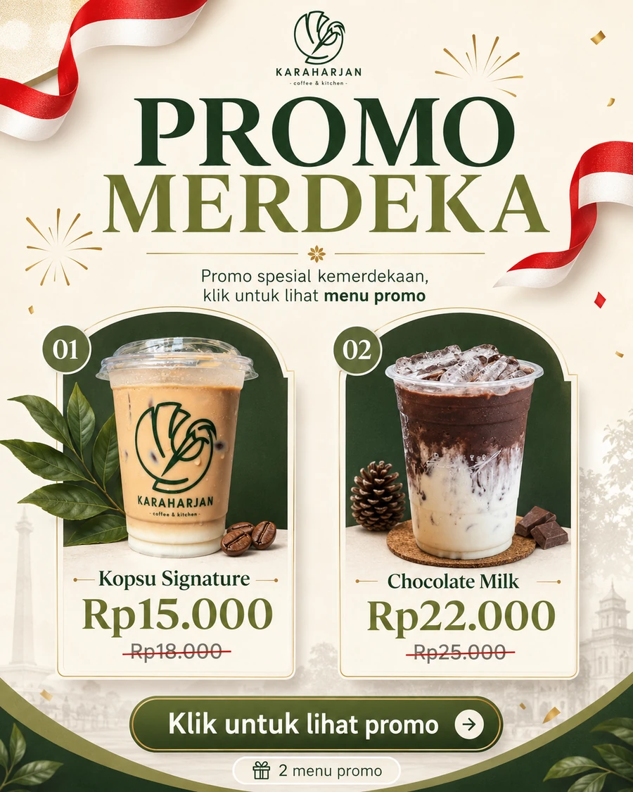 Promo Merdeka Karaharjan